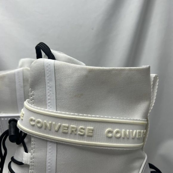 Converse All Star Chuck Taylor GR82 Platform Heel Boot Size 10 Womens White Shoe - Picture 7 of 14